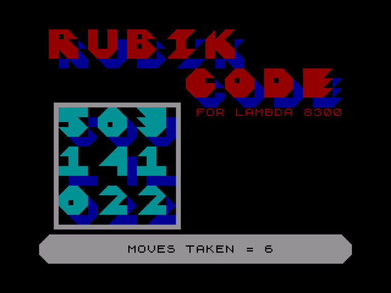 [CSSCGC] Rubik Code image, screenshot or loading screen