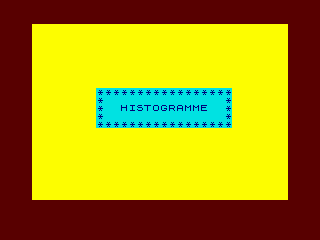 Histogramme image, screenshot or loading screen