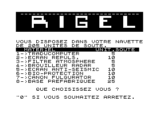 Rigel image, screenshot or loading screen