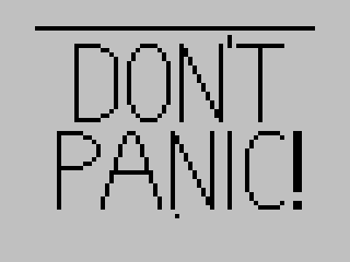 [CSSCGC] DON'T PANIC image, screenshot or loading screen
