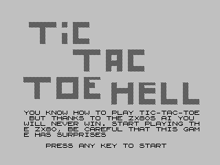 [CSSCGC] Tic Tac Toe Hell image, screenshot or loading screen