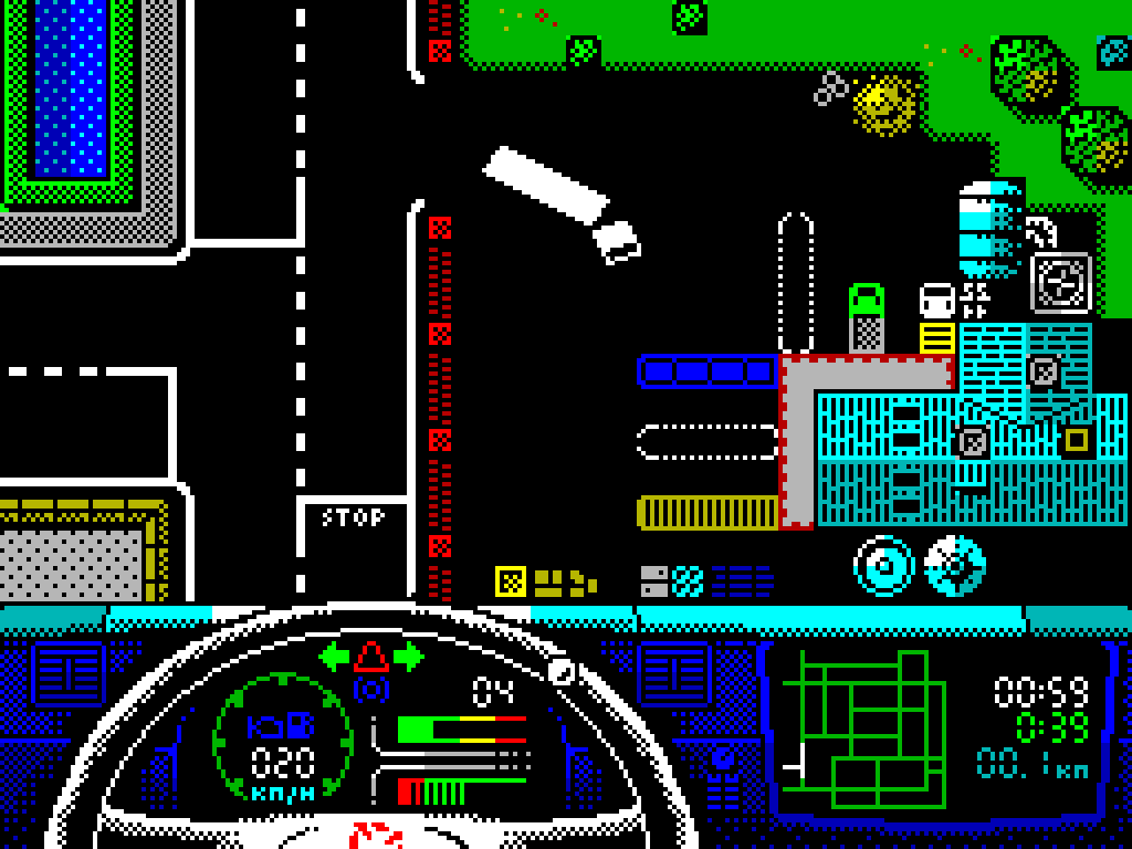 Euro Truck Simulator 2: ZX Spectrum Edition image, screenshot or loading screen