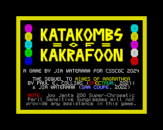 [CSSCGC] Katakombs of Kakrafoon image, screenshot or loading screen