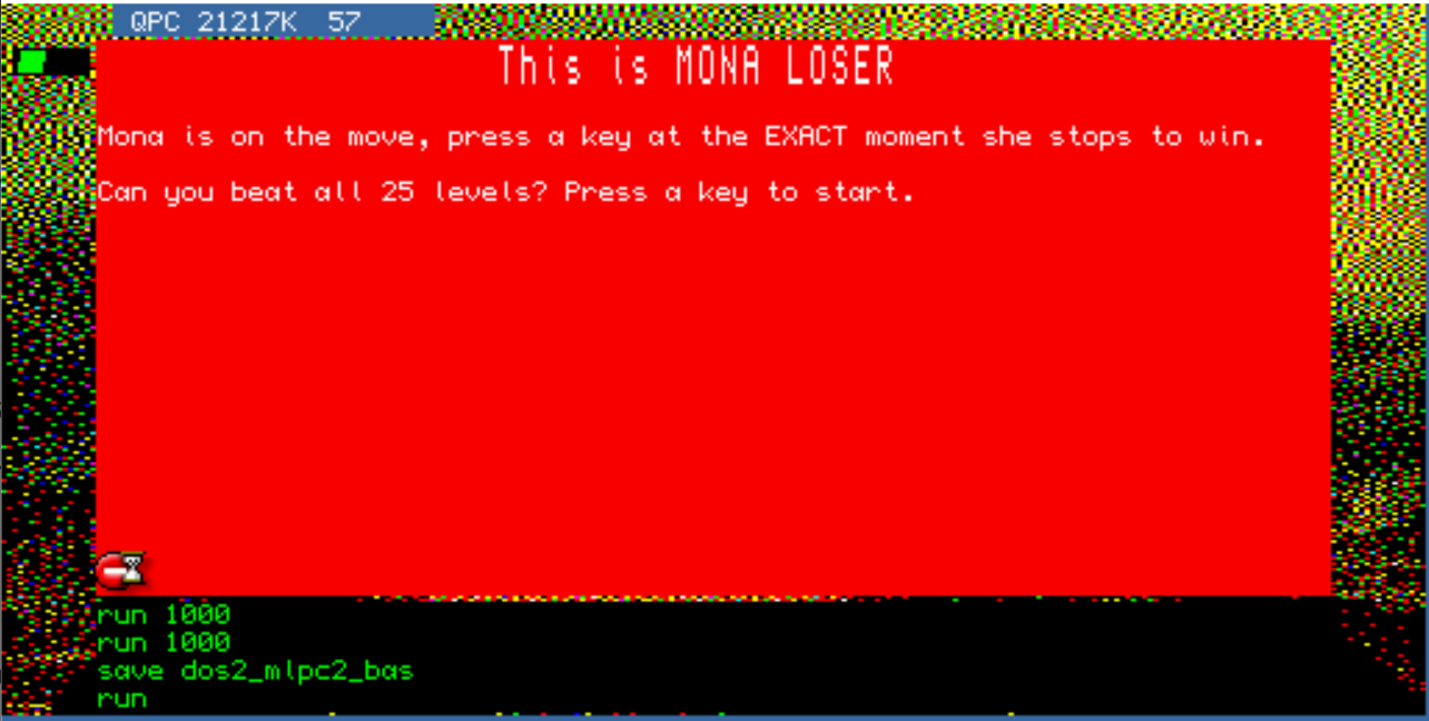 Mona Loser image, screenshot or loading screen